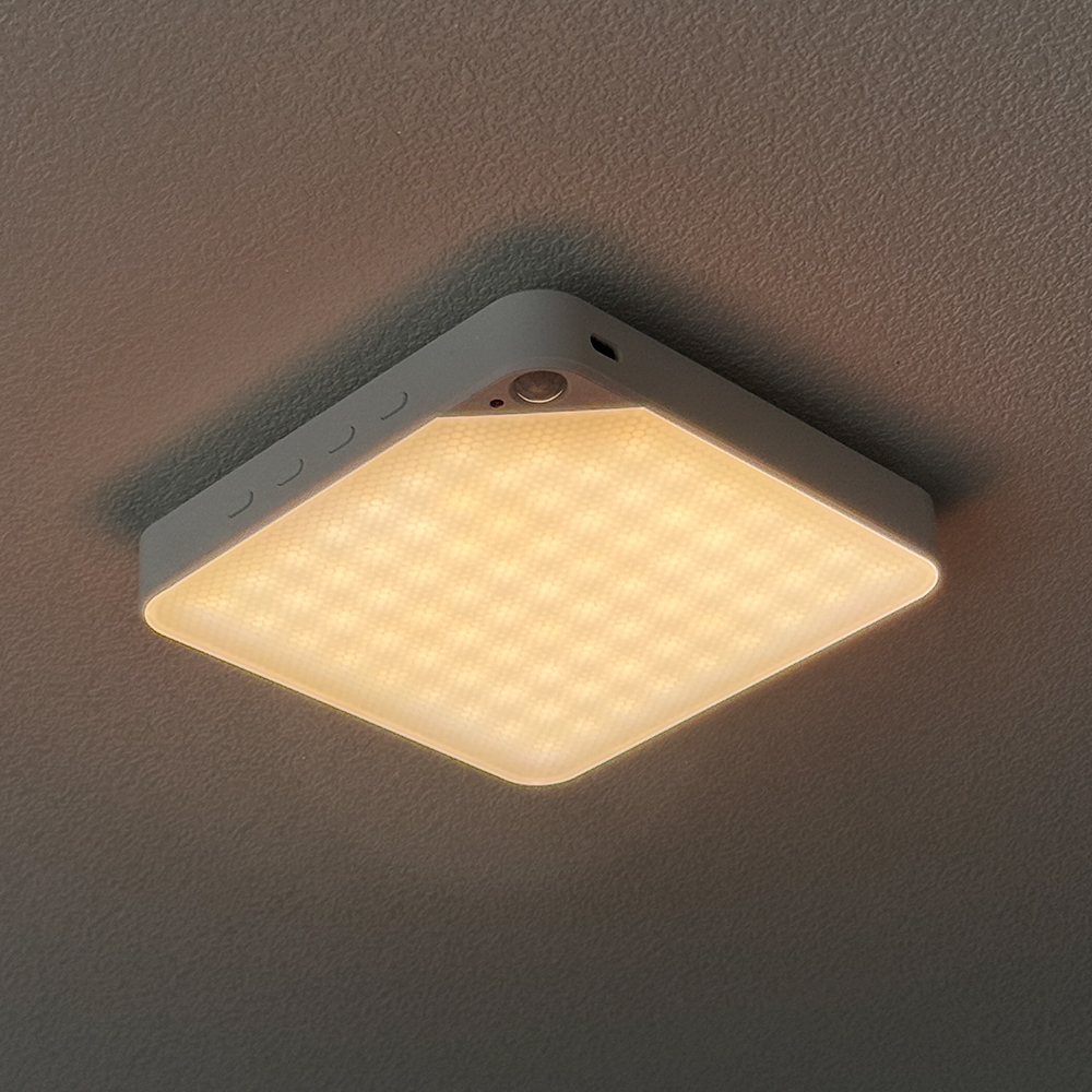 사각 대용량 센서등 무타공 LED 천장 자석 현관 화장실 무선 파카이라이트