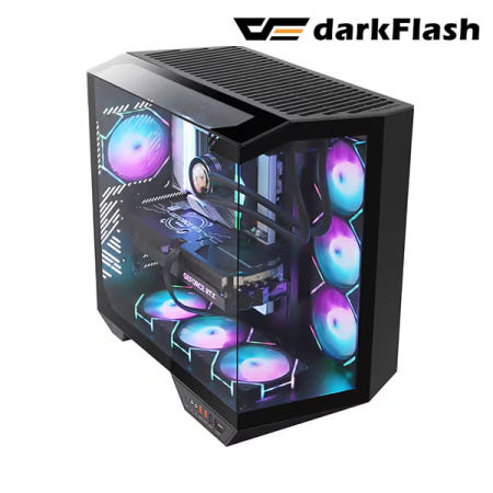 다크플래시 darkFlash DY470 ARGB 강화유리 (블랙)
