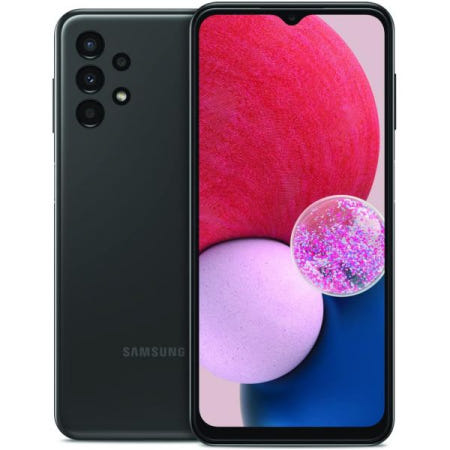 [해외]삼성 갤럭시 A13 LTE 휴대폰, 공장에서 잠금 해제된 안드로이드 스마트폰, 32GB, 멀티 렌즈 카메라, 인피니티-V HD+ 디스플레이 화면, 긴 배터리 수명, 확장 가