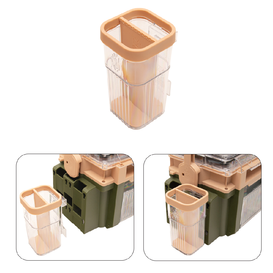 25년신형 바낙스 TB2530 태클박스 로드거치대 소형태클박스 2단수납공간포함 - 상세 이미지 4