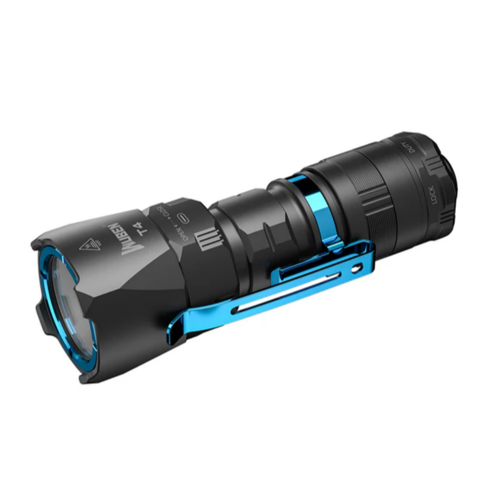 우벤 T4 소형 전술 라이트 충전식 LED 군용 택티컬 초경량 클립 손전등 후레쉬 랜턴