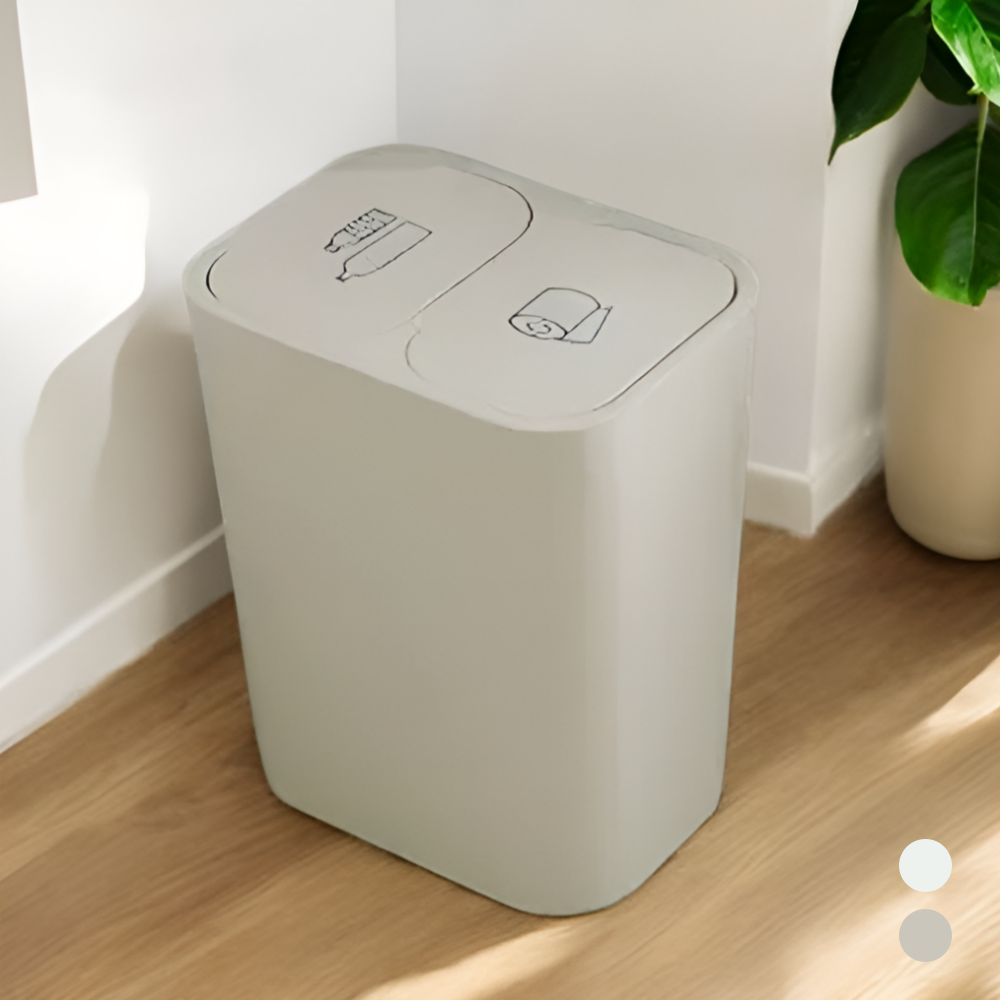 틈새분리수거함 쓰레기 분리배출 가정용 재활용 2단 휴지통