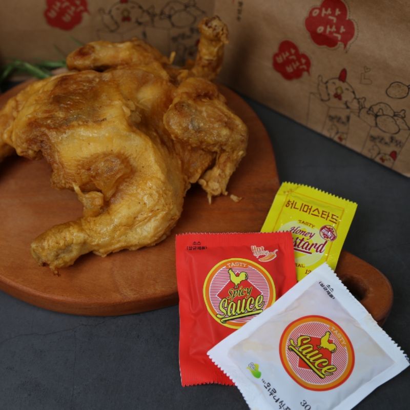 뫼루니식품 봉지 일회용 양념치킨소스 순한맛 30g 100매 - 상세 이미지 4