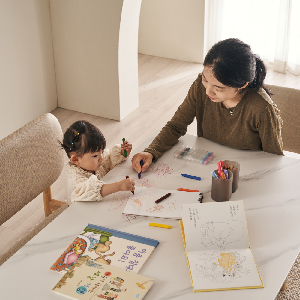 장인가구 칸토르모노 세라믹 원목 낮은 식탁 세트 6인 1800 의자3 벤치 SE0등급