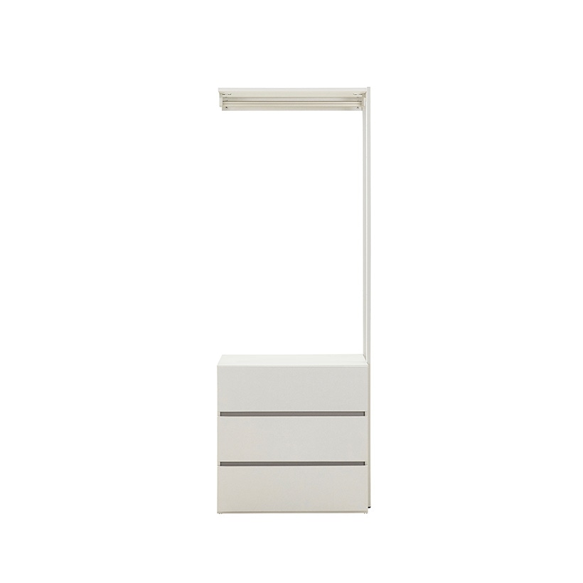 까사미아 뉴로브 에센셜 드레스룸 3단서랍행거형 78cm 연결형