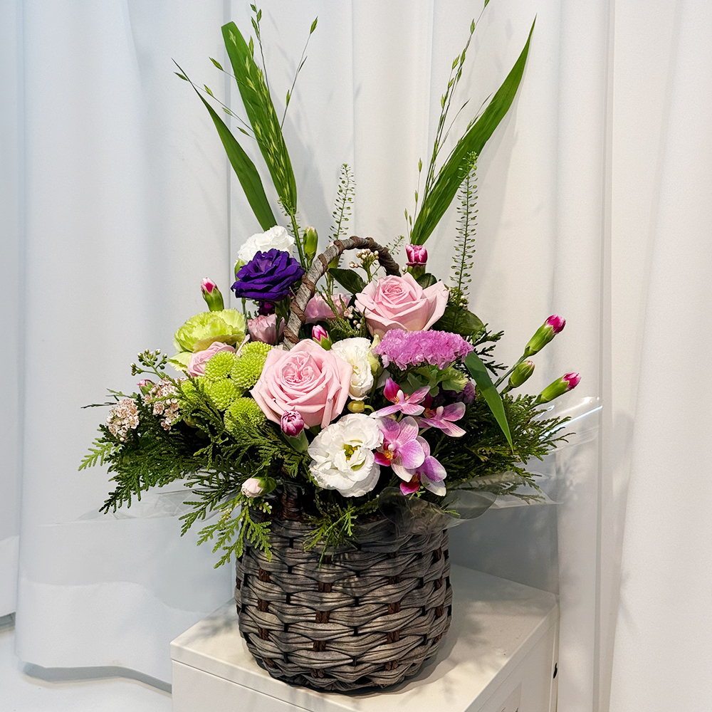 충북 충주 혼합 꽃바구니 플라워 생화 생일 기념일 발렌타인데이 축하 감사 인사 전국꽃배달