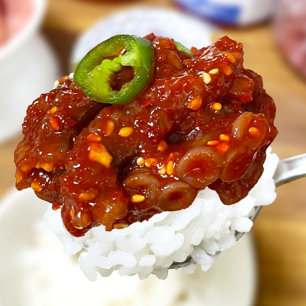 씨앗젓갈 500g 220g 비빔젓 저염젓갈 밥도둑 자취생 반찬 저염식 비벼먹는 - 상세 이미지 5