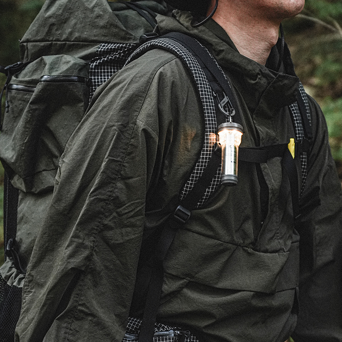 카고컨테이너 에어 라이트 4P 차징독 케이스 세트 캠핑 백패킹 LED 랜턴 무드등