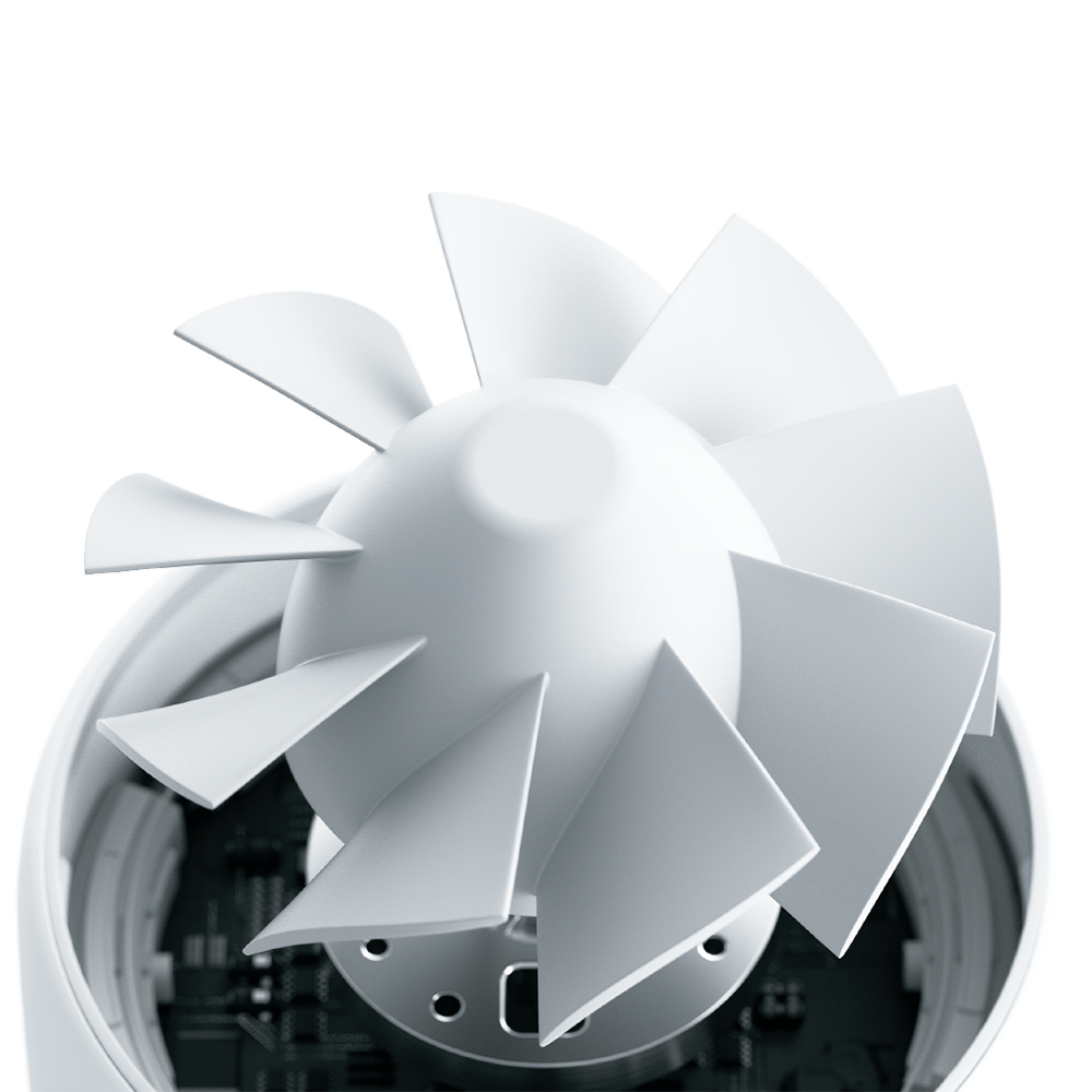 [아마존1위] 지수라이프 이유식 손 미니 무선 휴대용 선풍기 손풍기 Life10S 아이스 화이트