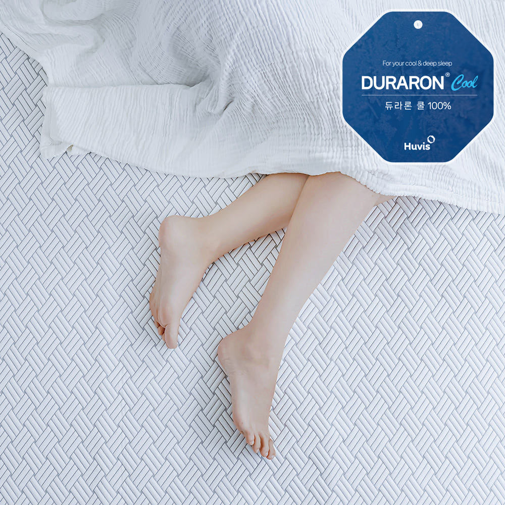 여름 침대패드 시원한 휴비스 듀라론 국산 냉감패드 쿨매트 슈퍼싱글