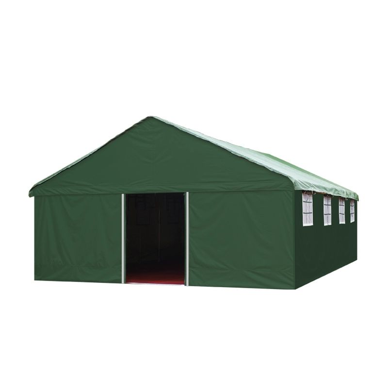 창고형 천막 막사 군용 부스 공장 그늘막 간이 방수 4.5x10m (천 만 추가) 3x2m 지붕 면 텐트