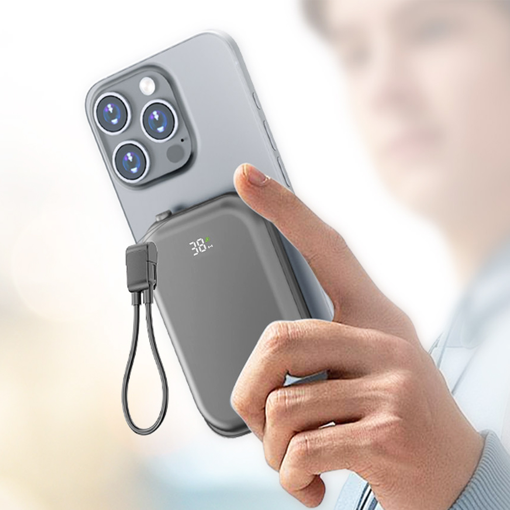 UM2 맥세이프 3in1 고속 유선 무선충전 보조배터리 10000mAh 아이폰 애플워치 - 상세 이미지 4