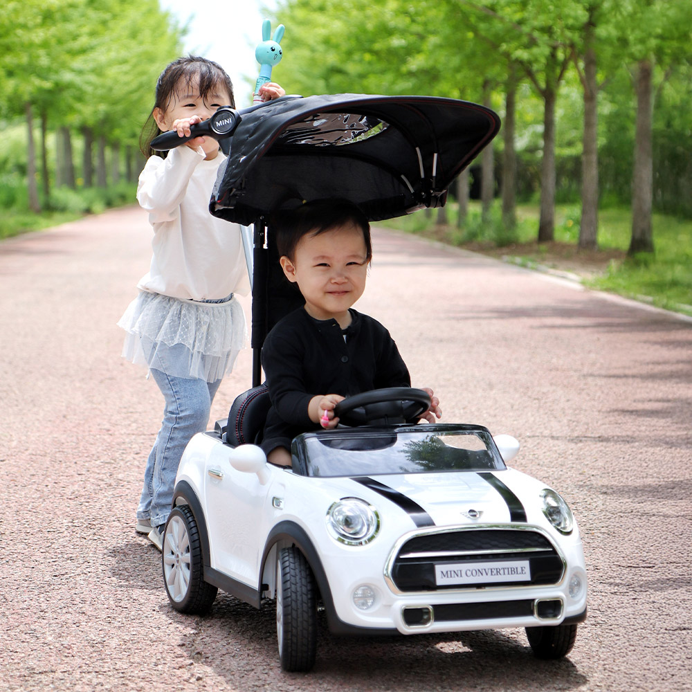 미니쿠퍼 푸쉬카 붕붕카 2in1 아기자동차 +발매트 (레드컬러 단독할인)