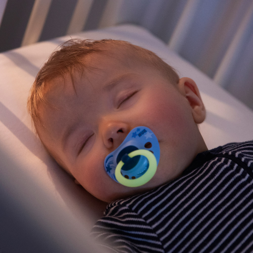 누크 시그니처 야광 쪽쪽이 2개입 S3 (18-36개월), 레드