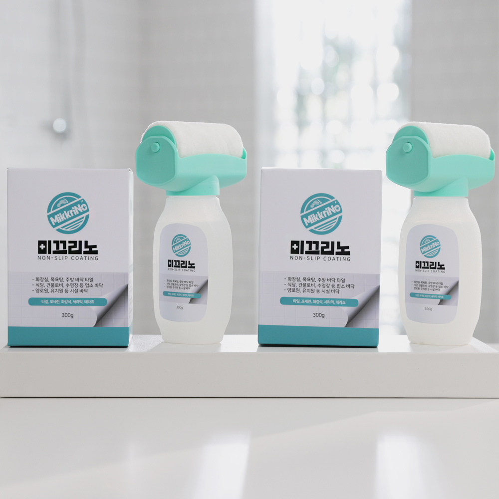 미끄리노 논슬립코트 화장실 욕실 베란다 타일 바닥 안티슬립 롤러형 미끄럼방지젤 300ml - 상세 이미지 5