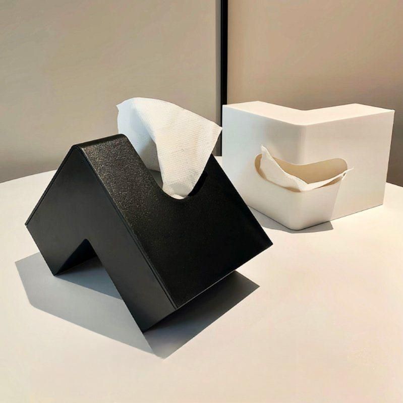 모던 감성 티슈케이스 각티슈 인테리어 디스펜서 퓨어블랙