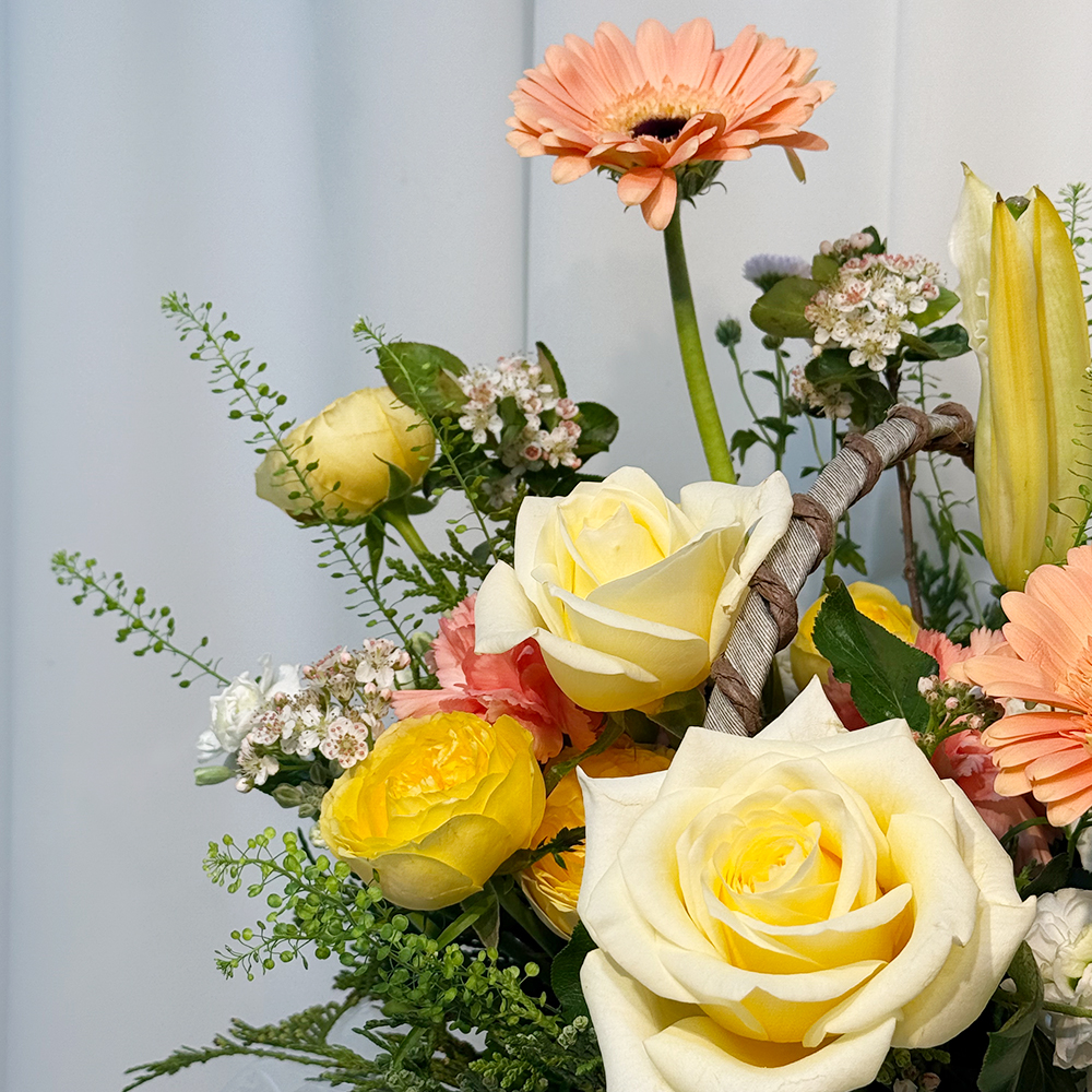 충북 제천 혼합 꽃바구니 플라워 생화 생일 기념일 발렌타인데이 축하 감사 인사 전국꽃배달