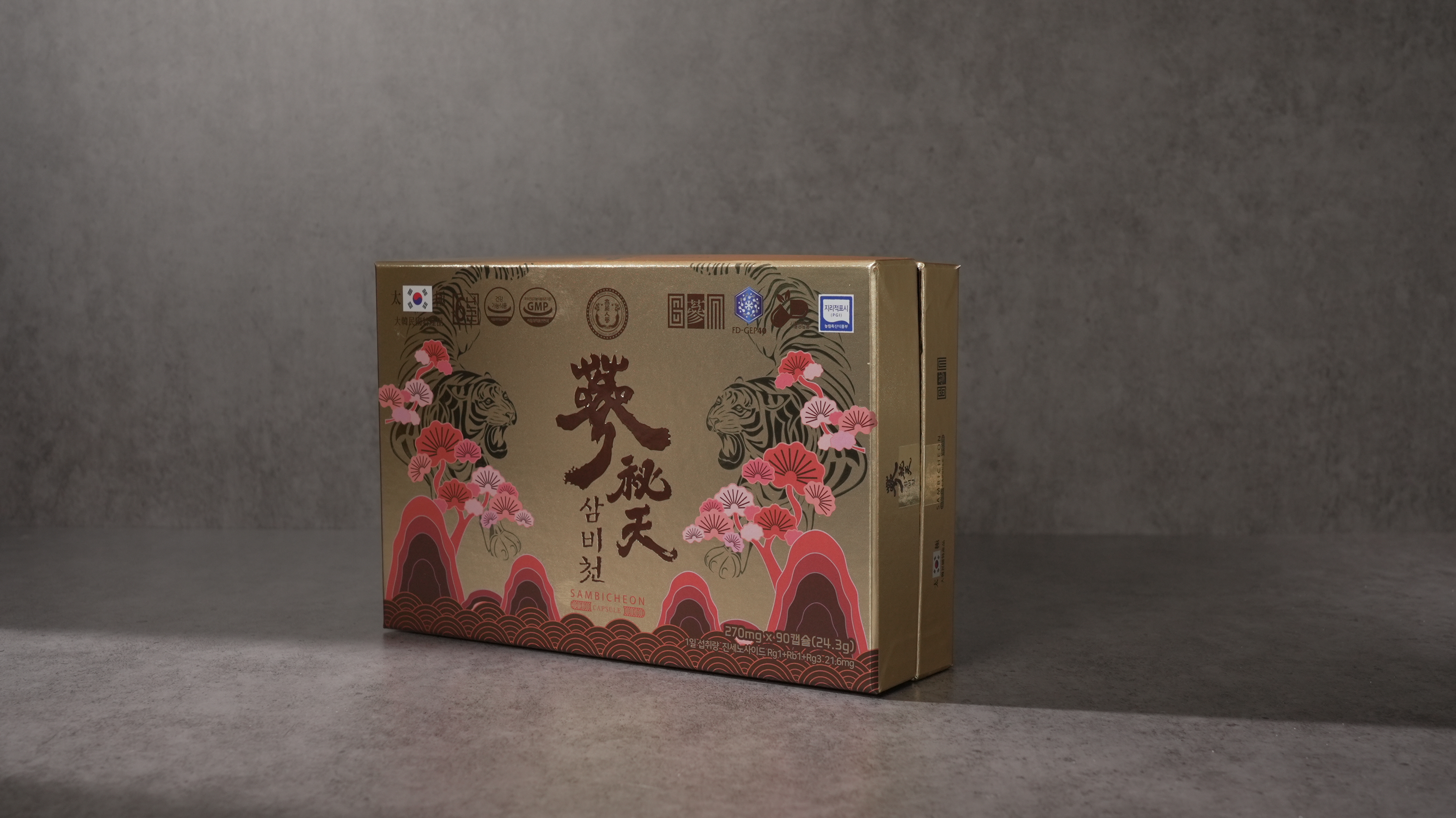 [GINWORLDART] 삼비천 6년근 인삼 캡슐 / 고함량 진세노사이드 / 90정 - 상세 이미지 2
