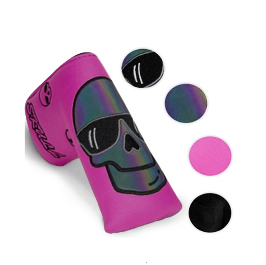 홀로그램 일자 퍼터커버 자석 골프클럽커버 골프채커버