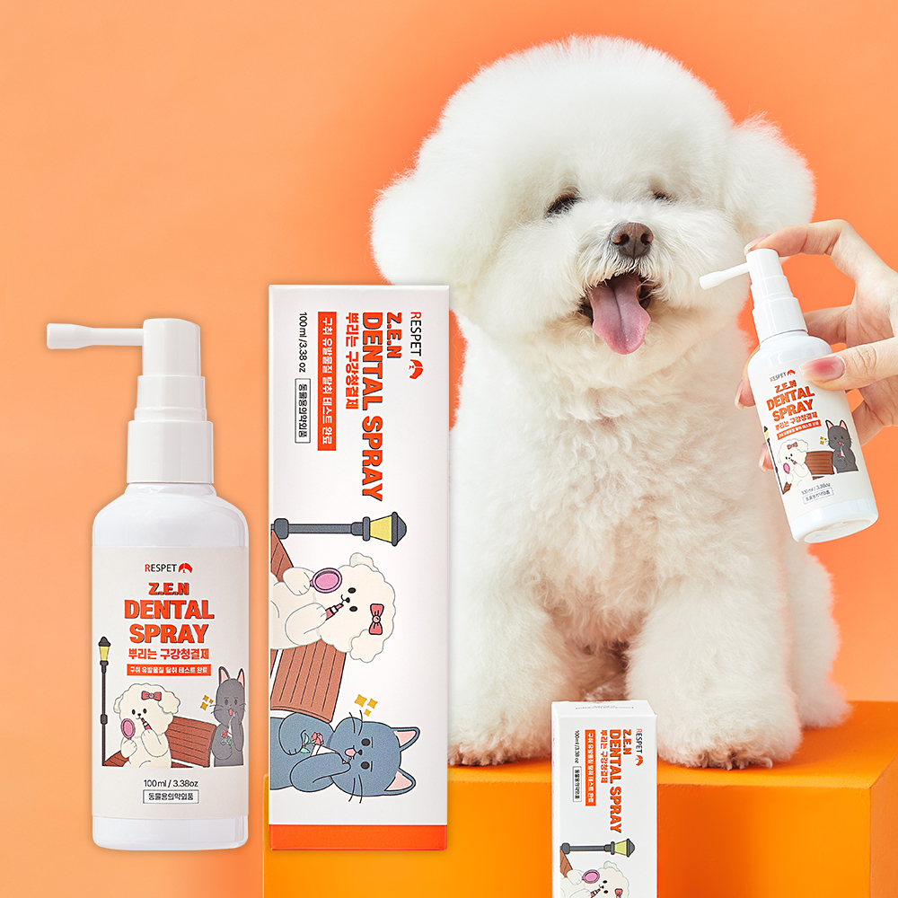 리스펫 강아지 고양이 Z.E.N 뿌리는 덴탈스프레이 치약 충치관리 100ml, 1개 이미지 4