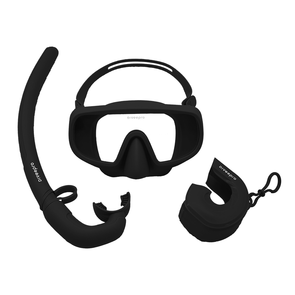 다이비프로 스노쿨링 마스크 아쿠아젠 폴더블 휴대용 물안경
