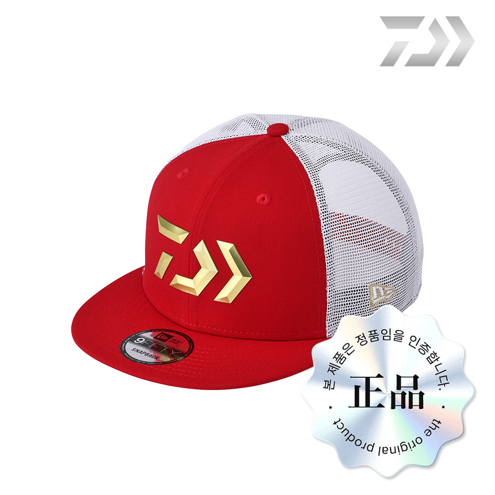 다이와 DC-6415NK 뉴에라 콜라보 낚시 메쉬캡 스냅백 여름 모자 - 상세 이미지 4