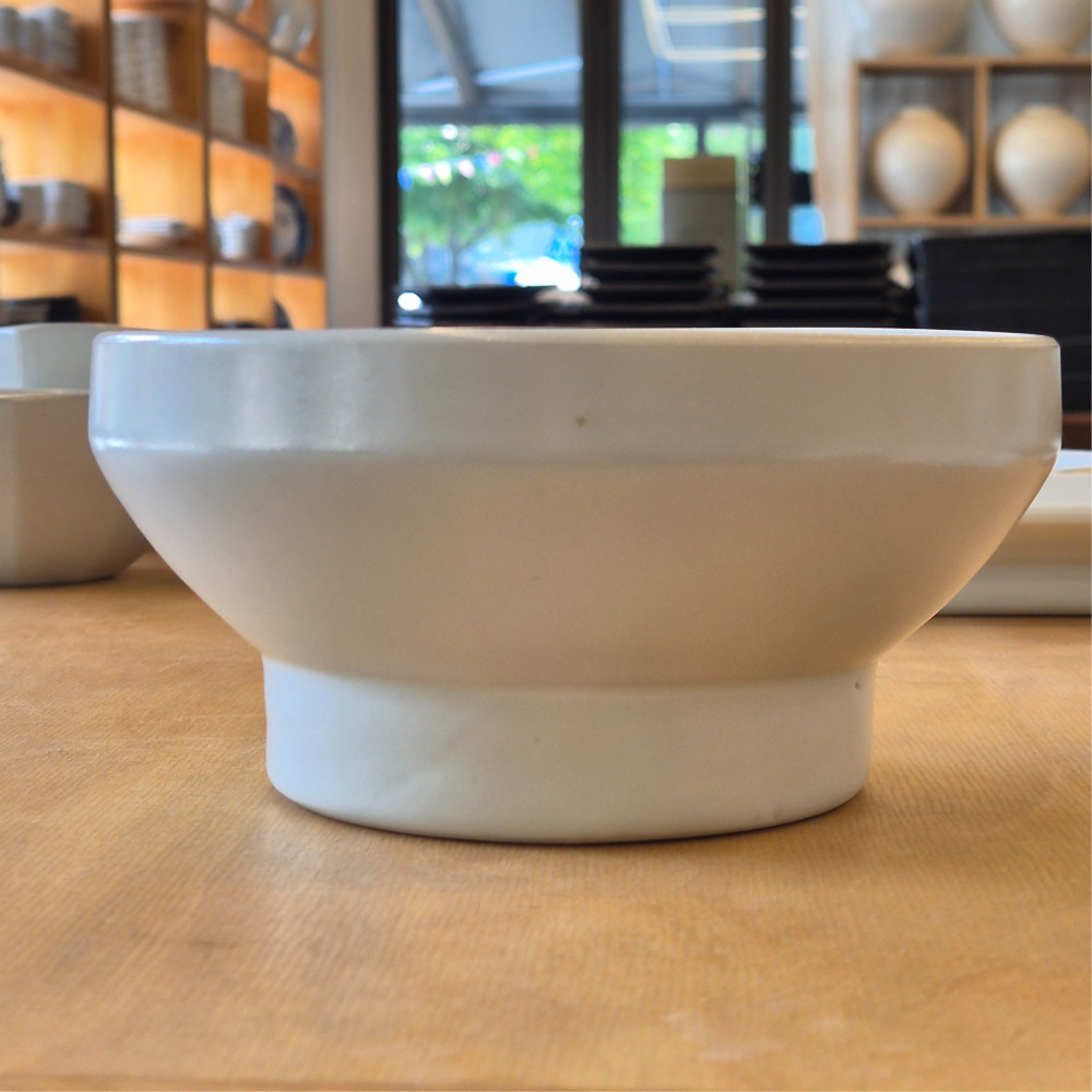 굽 있는 면기 냉면기 소면기 라면 도자기 덮밥 비빔밥 그릇