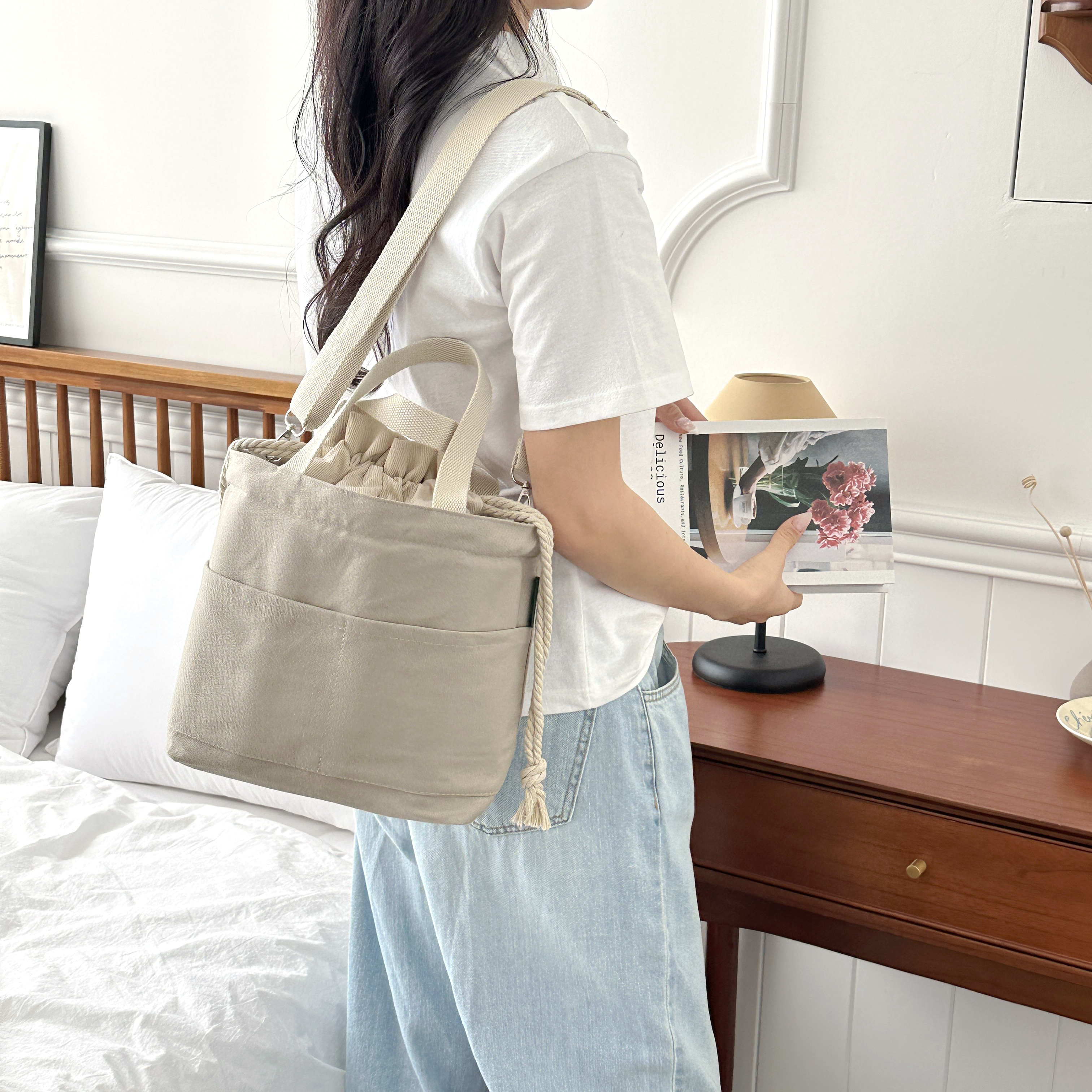 직장인 도시락통 도시락가방 3단 보온보냉 보냉주머니 런치백 - 상세 이미지 2
