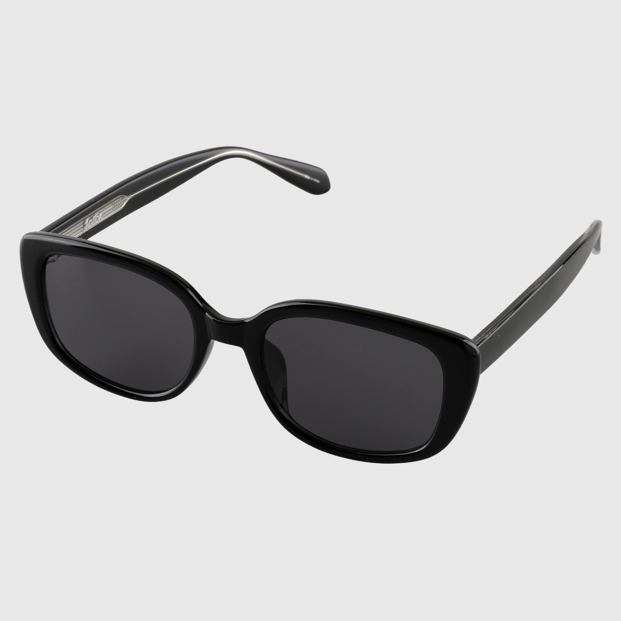 빅사이즈 레트로 가벼운 사각 뿔테 선글라스 UV400 명품 골프 눈부심 자외선차단