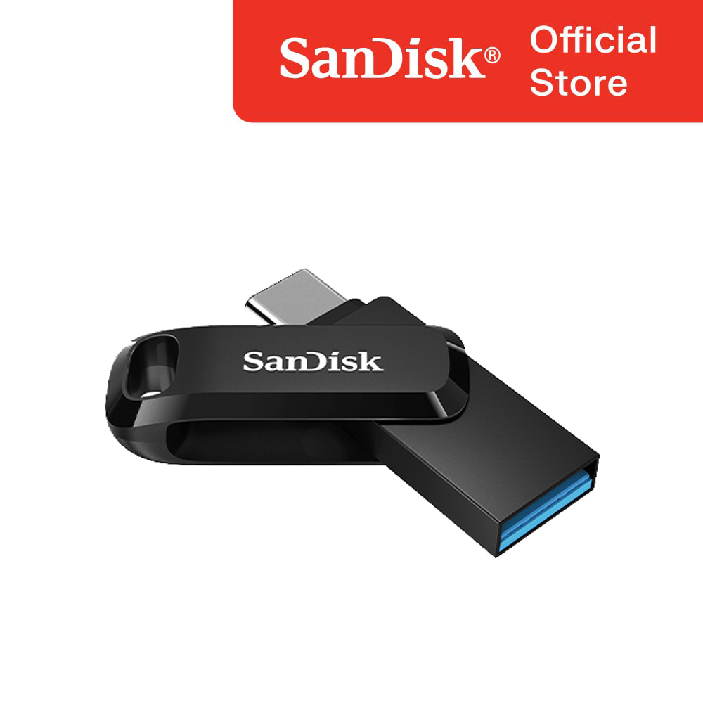 샌디스크 울트라 듀얼 고 C 타입 USB 3.2 OTG 블랙 64GB 상품 이미지