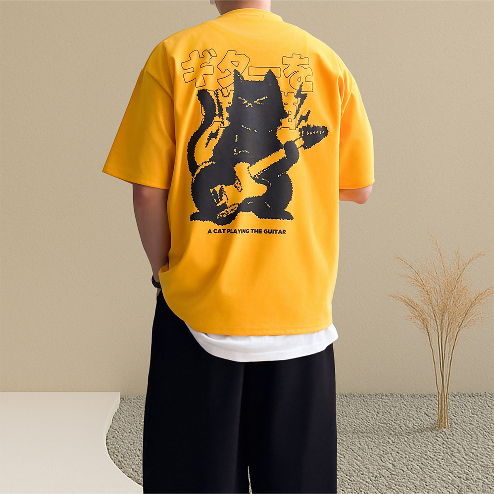 기능성반팔티 냉감티셔츠 헬스오버핏반팔 - 상품 이미지