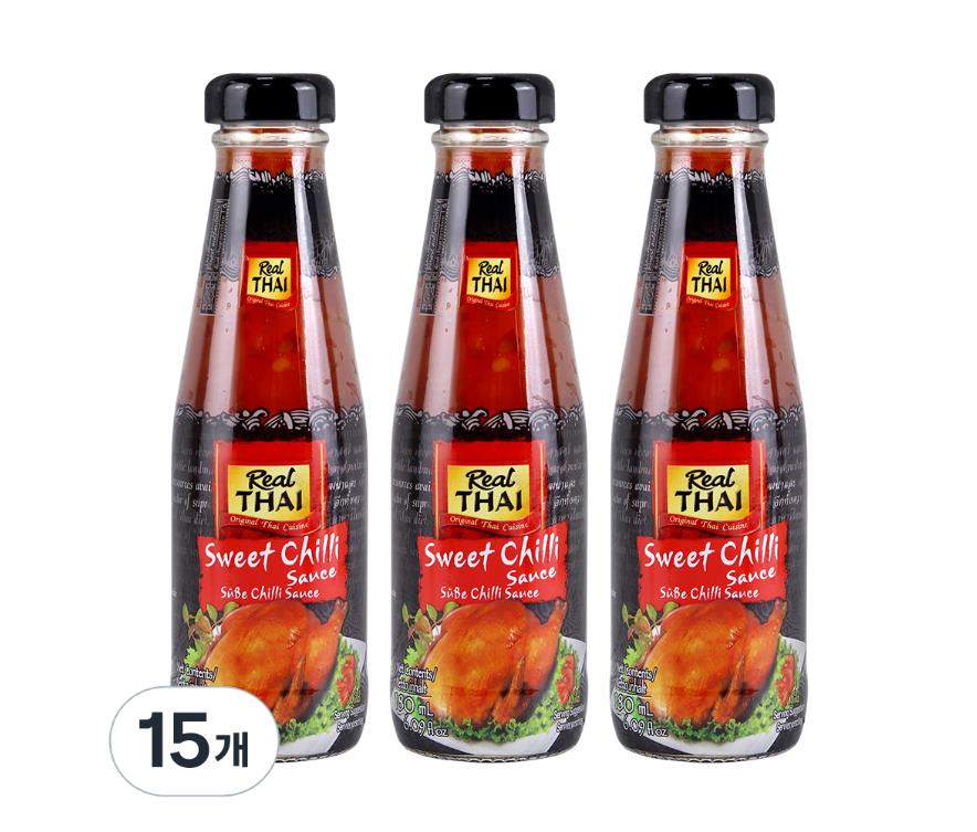 달콤매콤 리얼타이 스위트 칠리 소스 180ml 15개 : 퀵퀵프레시