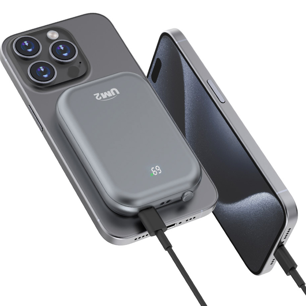 UM2 맥세이프 3in1 고속 유선 무선충전 보조배터리 10000mAh 아이폰 애플워치 - 상세 이미지 3