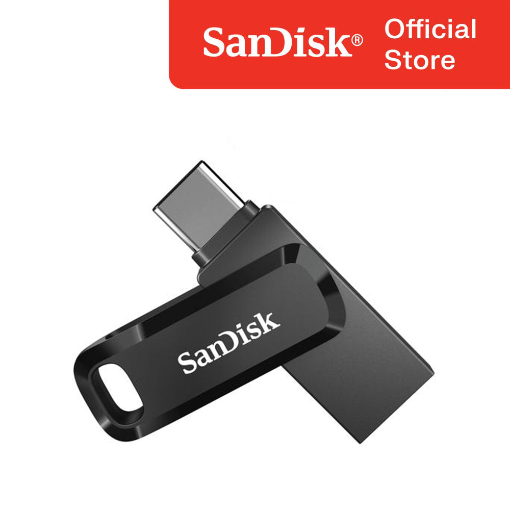 샌디스크 울트라 듀얼 고 C 타입 USB 3.2 OTG 블랙 64GB 상품 이미지