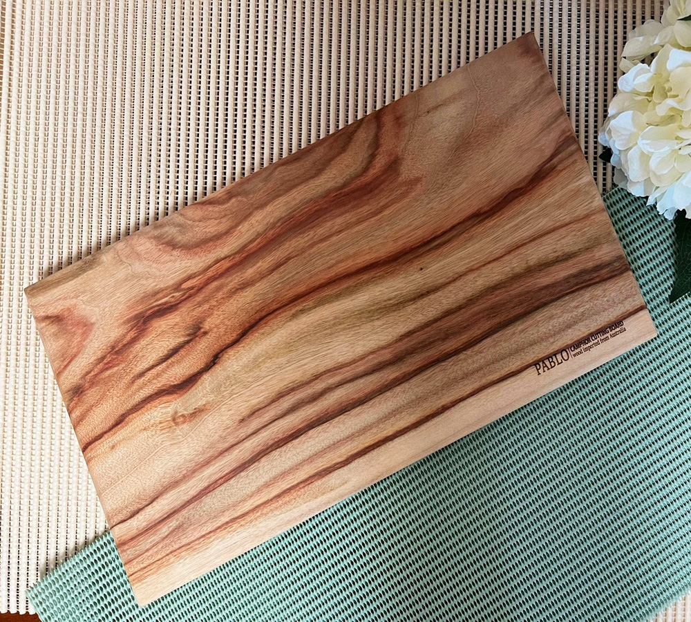 파블로 나무도마 원목 대형 플레이팅 50x30cm, 캄포 - 상세 이미지 4