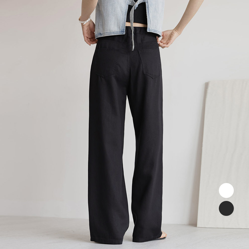 [썸쿨진No.10] 리오셀 투핀턱 와이드 팬츠_264495 - 상세 이미지 4