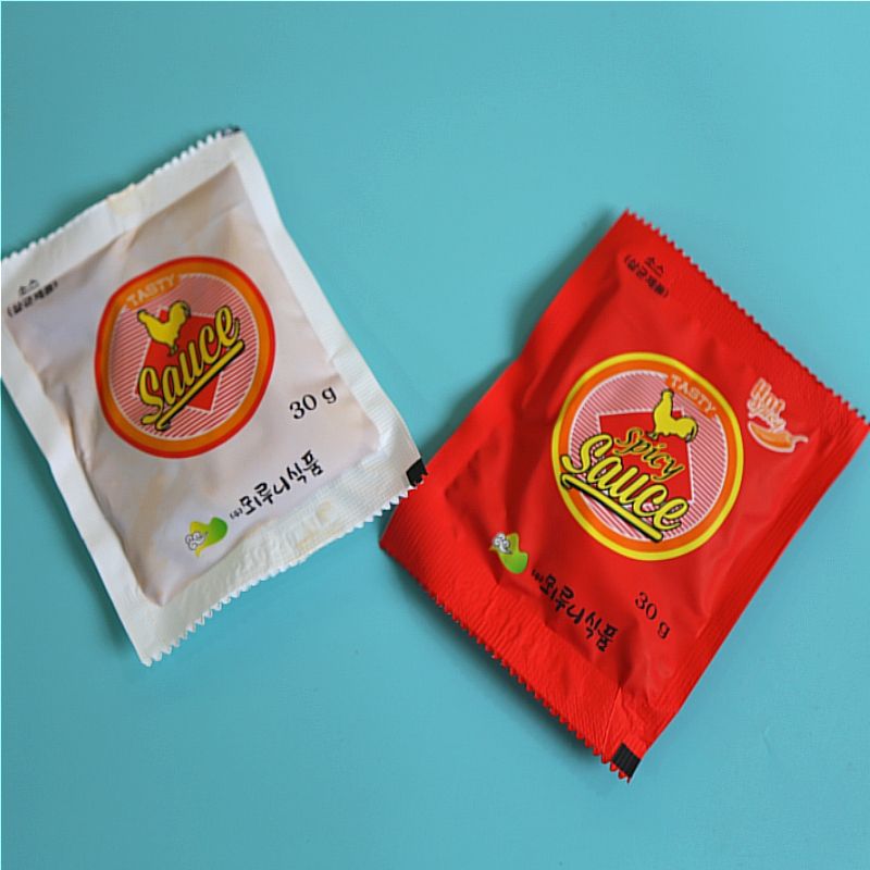 뫼루니식품 봉지 일회용 양념치킨소스 순한맛 30g 100매 - 상세 이미지 3
