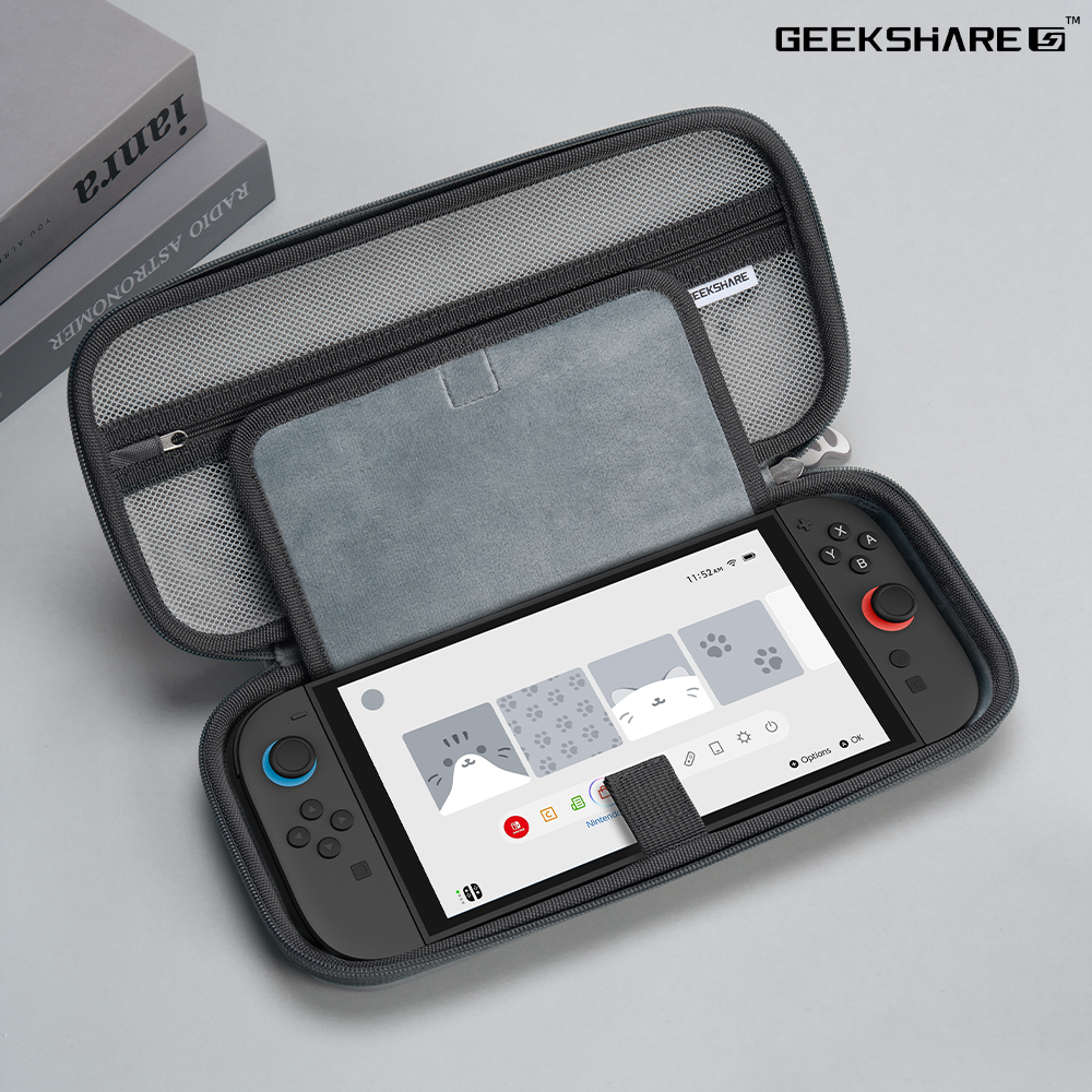 닌텐도 스위치2 파우치 케이스 긱쉐어 냥이 - 상세 이미지 5