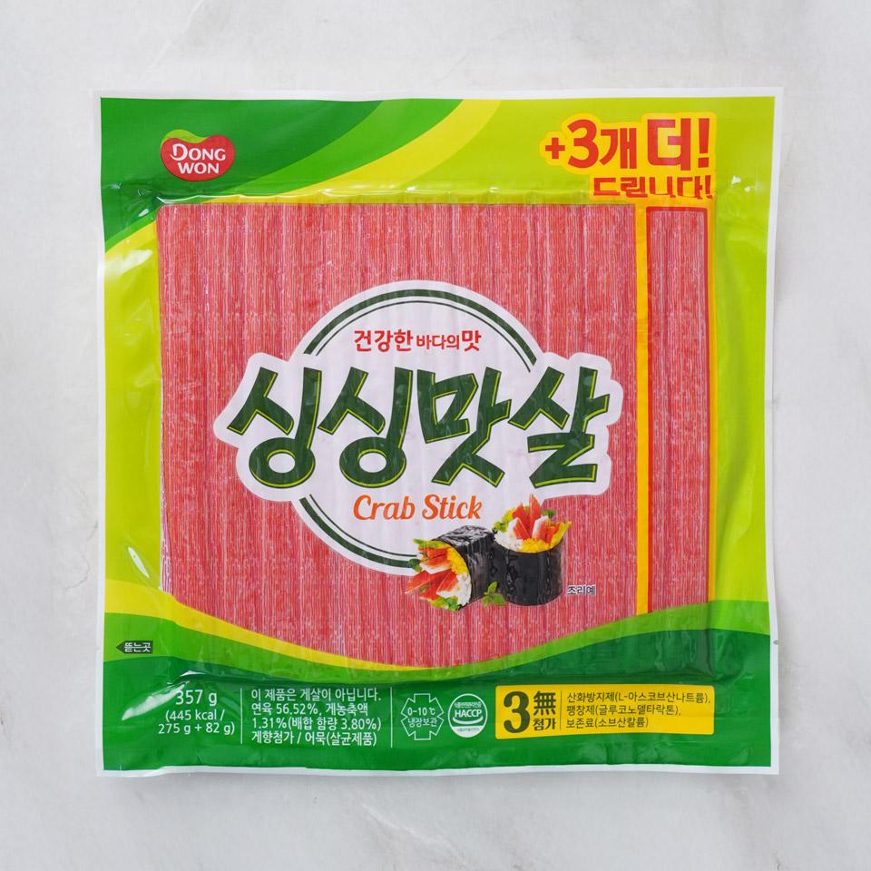 메가마트 동원 싱싱 맛살 275g+82g - 상품 이미지