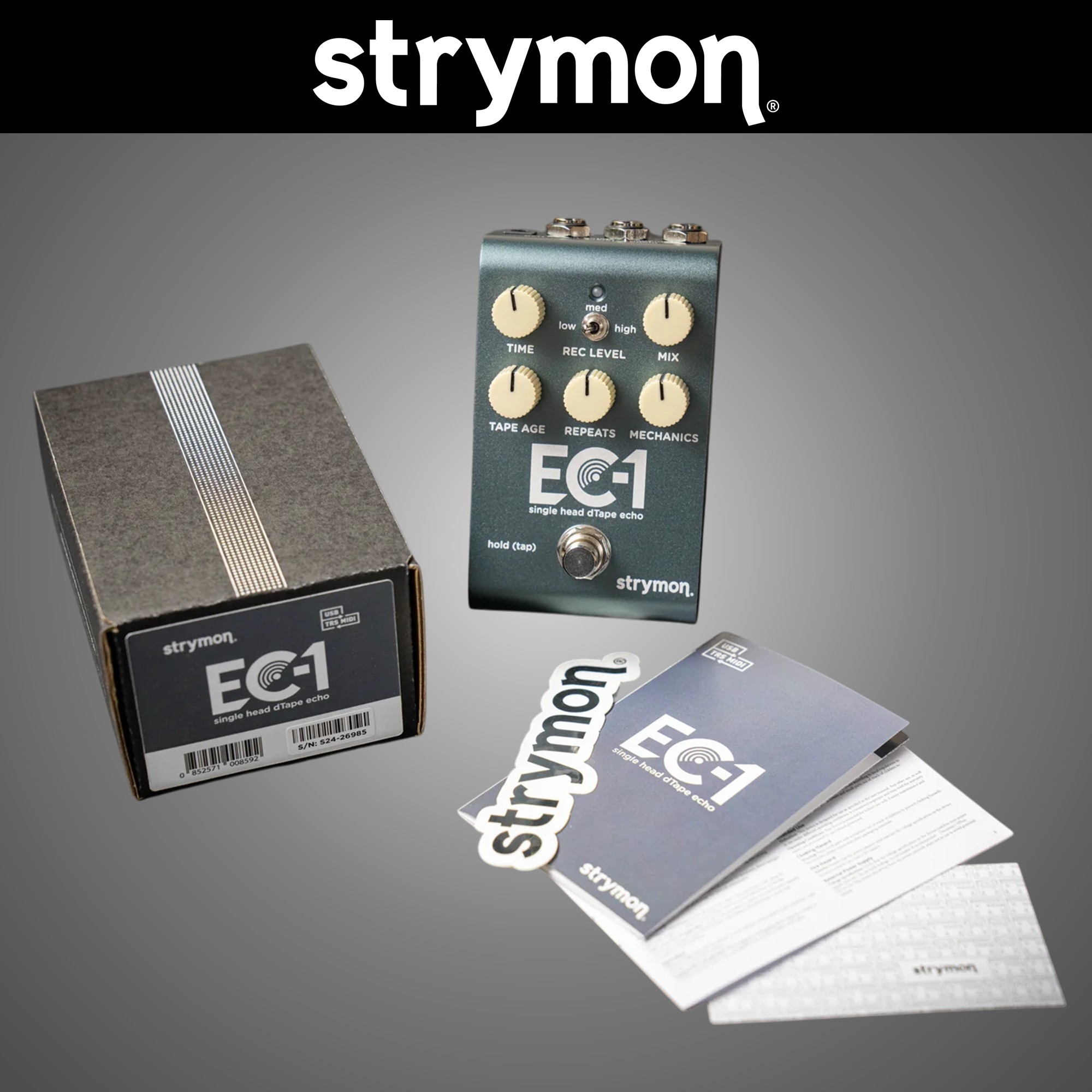 Strymon EC1 스트라이몬 싱글헤드 스테레오 테이프 에코 일렉기타 이펙터 - 상세 이미지 5