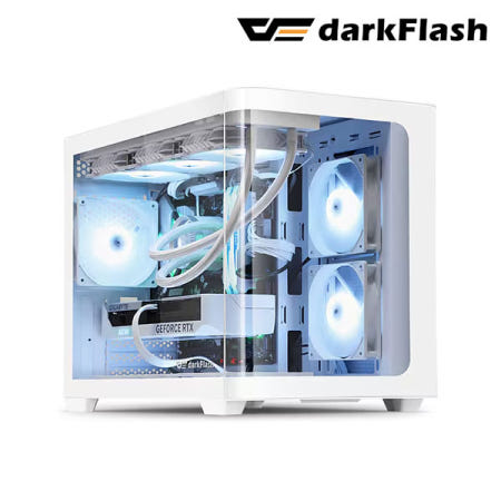 다크플래시 darkFlash DPW90M ARGB 강화유리 (화이트)