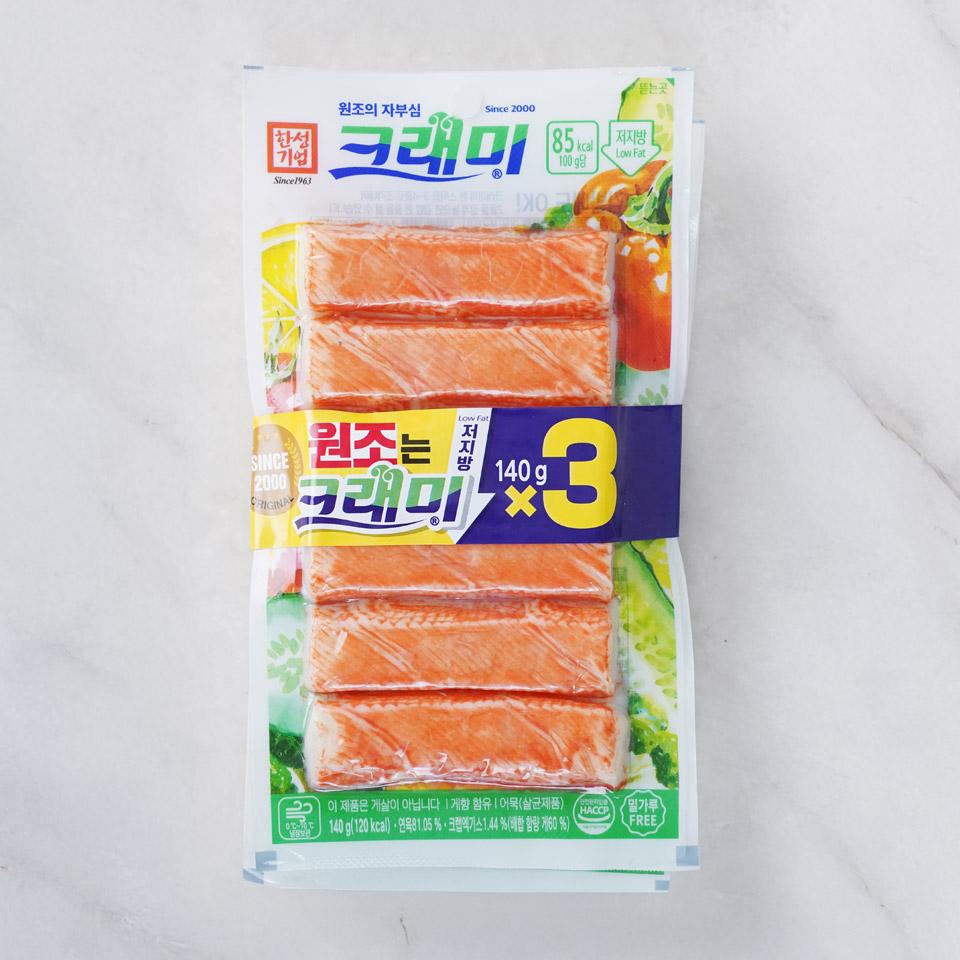 메가마트 한성 크래미 맛살 140gx3개 - 상품 이미지