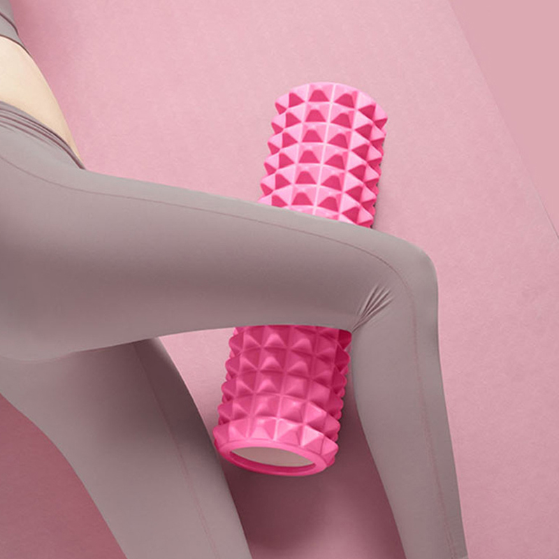싱글레이드 45cm 폼롤러 휴대용 헬스장 허벅지 등 종아리 런닝 마사지 스트레칭 이미지 6