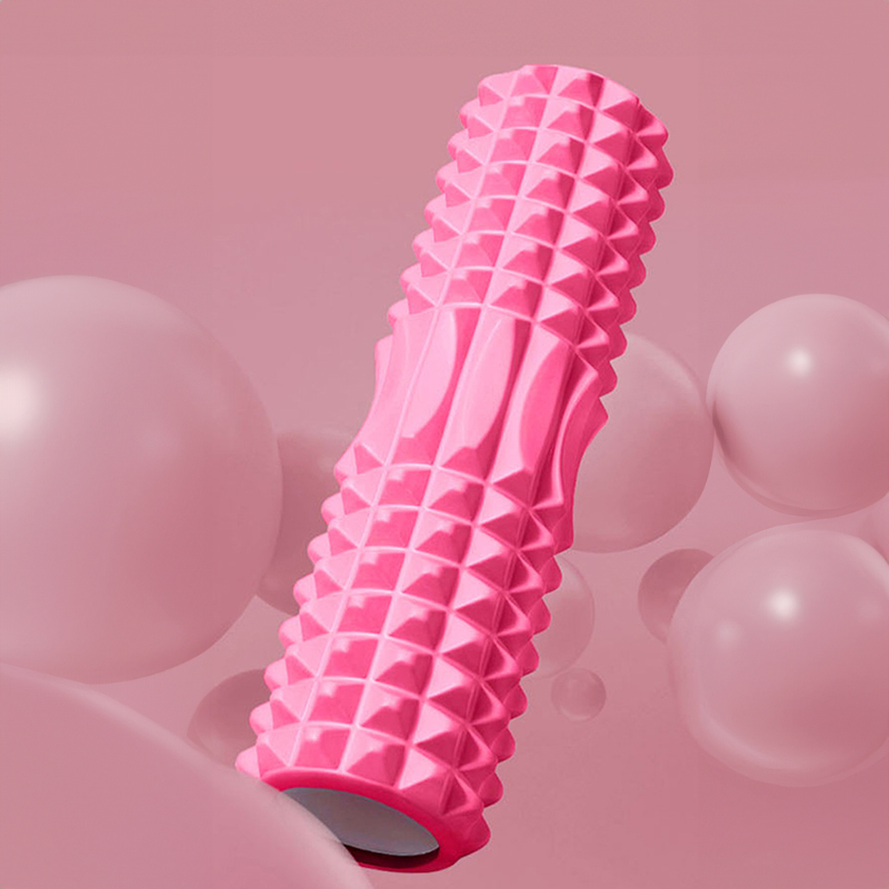 싱글레이드 45cm 폼롤러 휴대용 헬스장 허벅지 등 종아리 런닝 마사지 스트레칭 - 상세 이미지 4