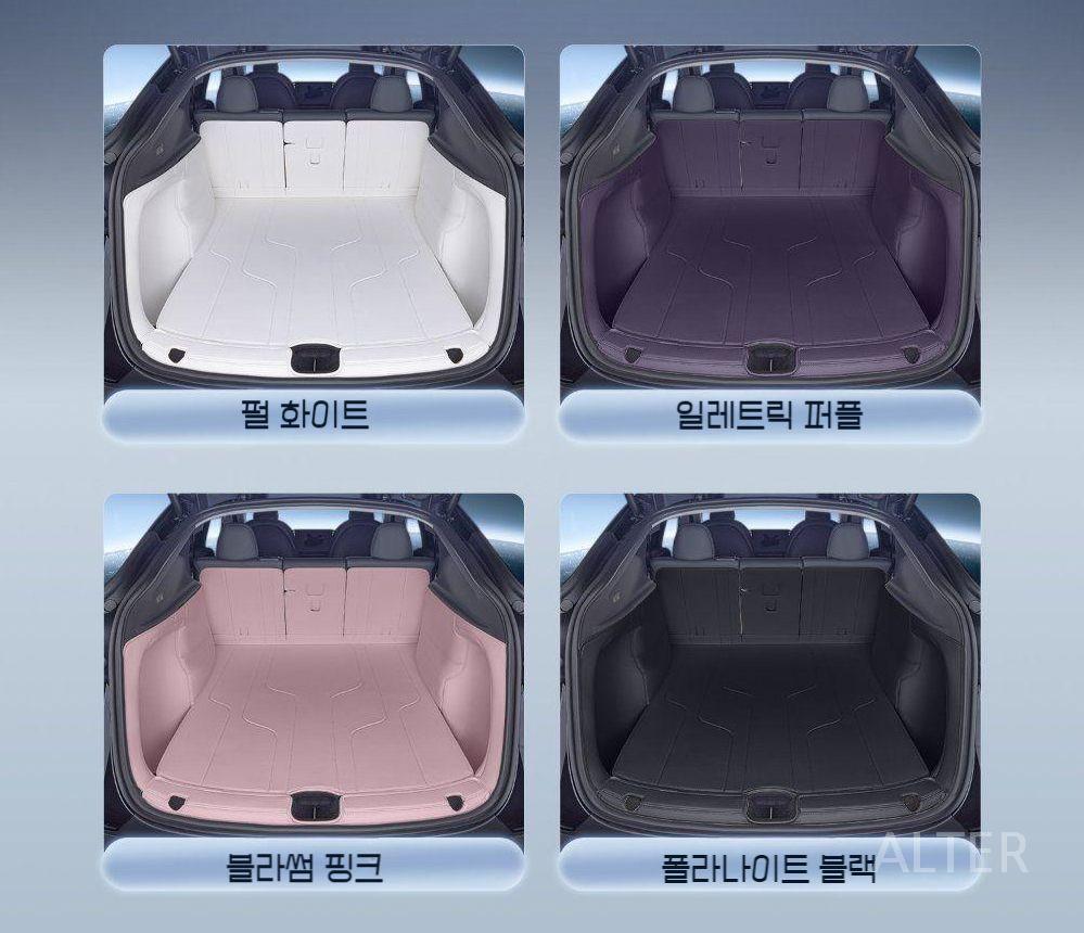 테슬라 모델 Y 주니퍼 트렁크 매트 풀 커버 보호 차박 3D 시트 보로도레드 트렁크바닥+시트 모델Y 주니퍼 전용 - 상세 이미지 2