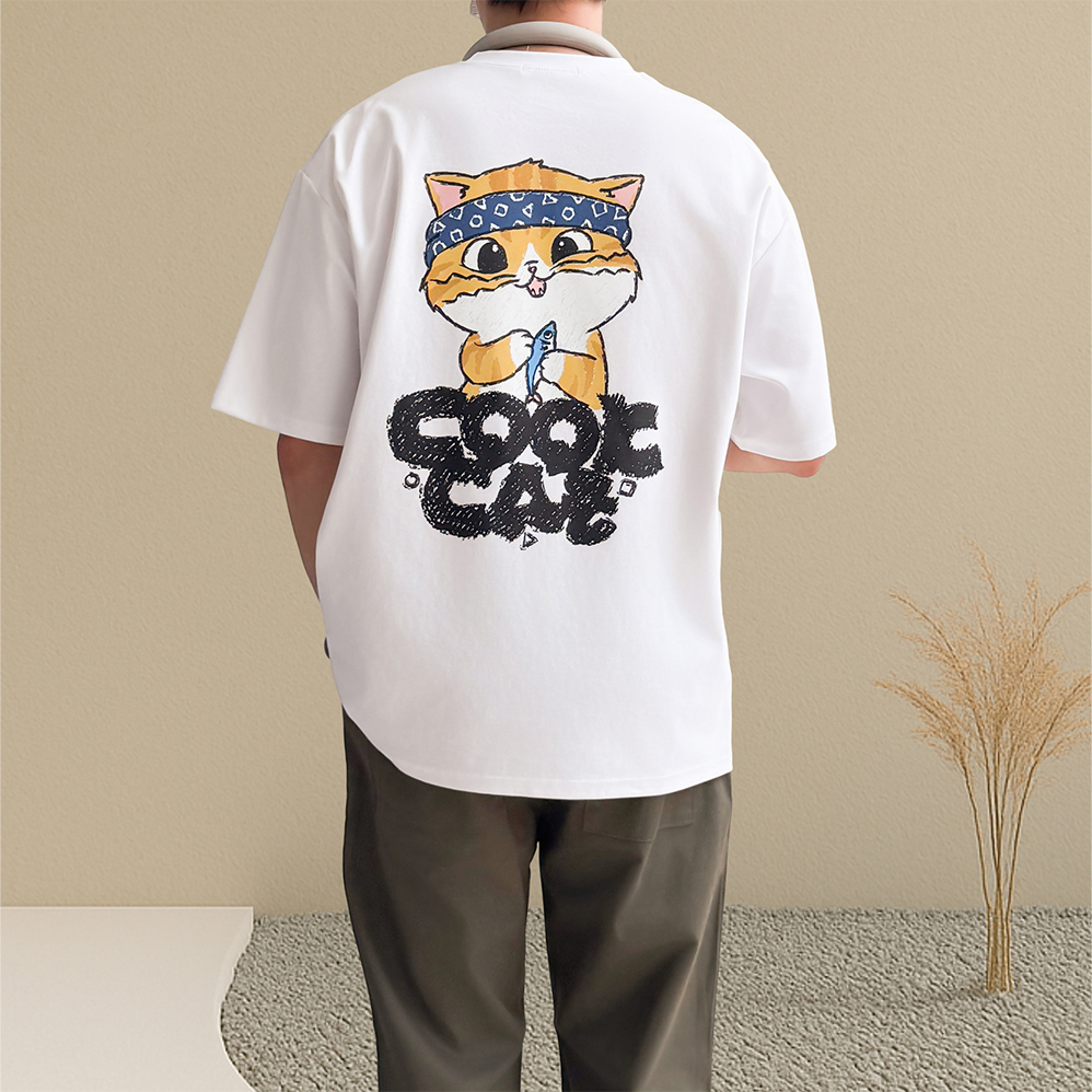 냉감티셔츠 쿨반팔티 헬스오버핏반팔 - 상품 이미지