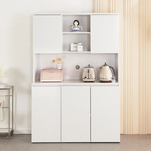 주방 수납장 모던 키큰 렌지대 1800 수납장 전자렌지 밥솥 정리 선반장 팬트리형 높은장