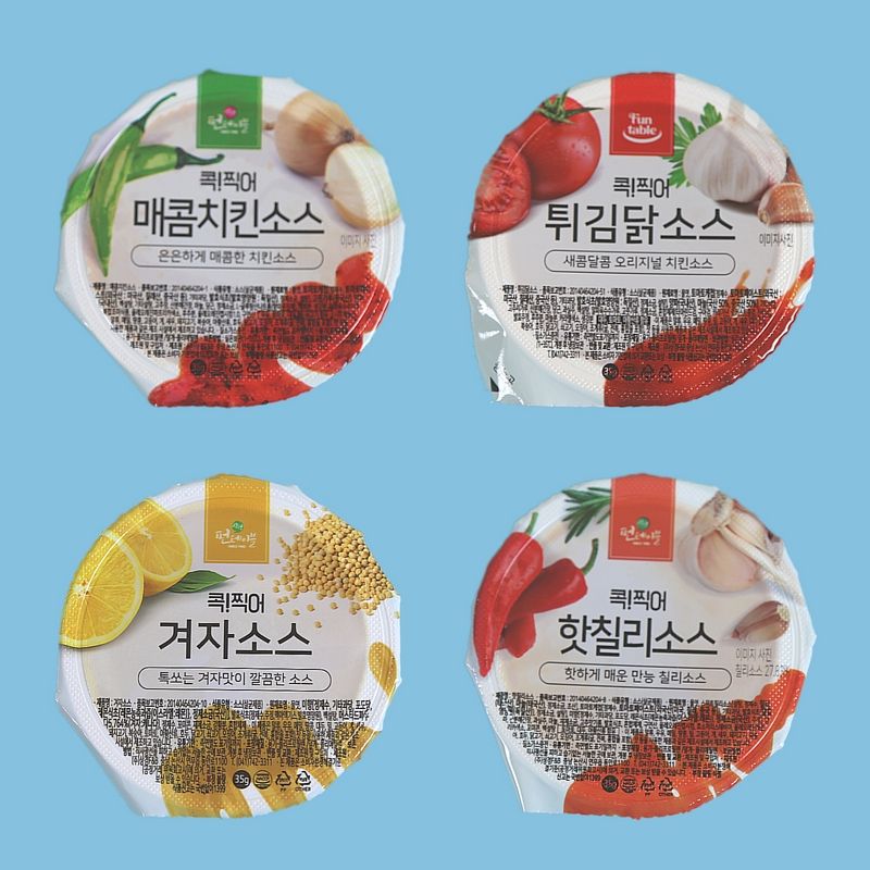 상경식품 디핑소스 일회용 콕찍어 양념치킨 겨자소스 100개 - 상세 이미지 2