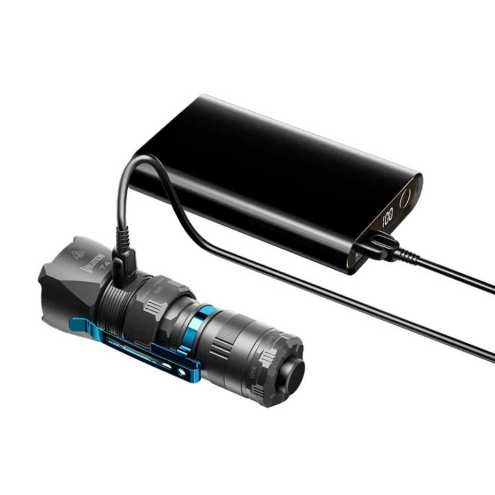 우벤 T4 소형 전술 라이트 충전식 LED 군용 택티컬 초경량 클립 손전등 후레쉬 랜턴