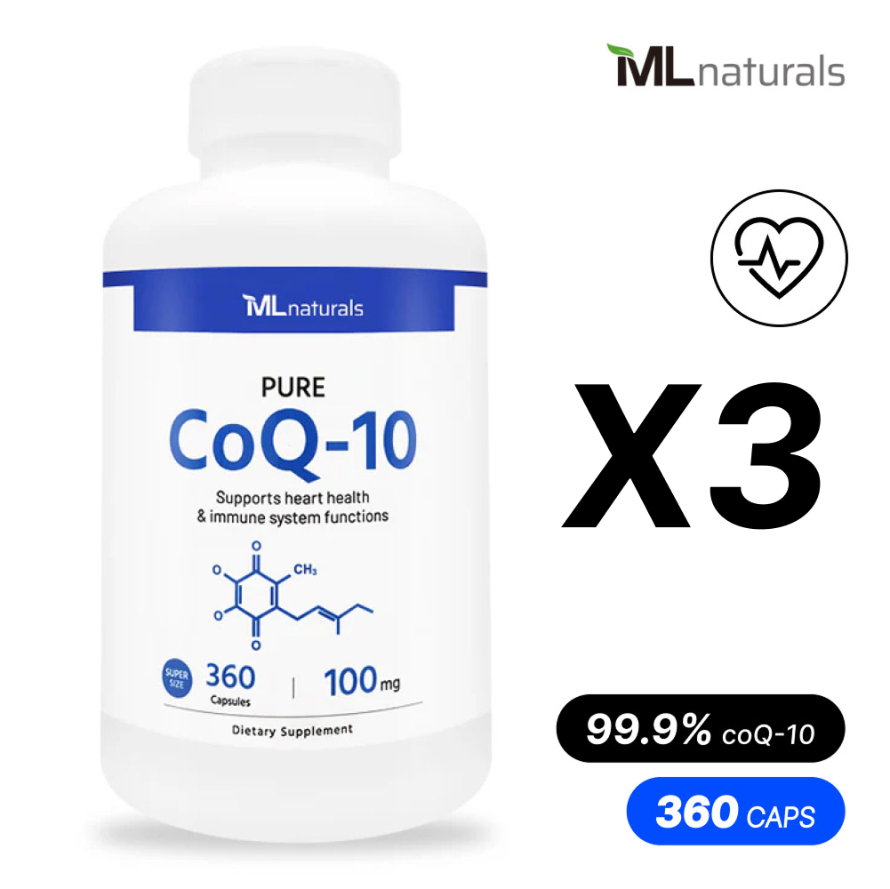 마이라이프 내추럴스 코큐텐 100mg (수퍼사이즈) 360정 X3병 - 상품 이미지